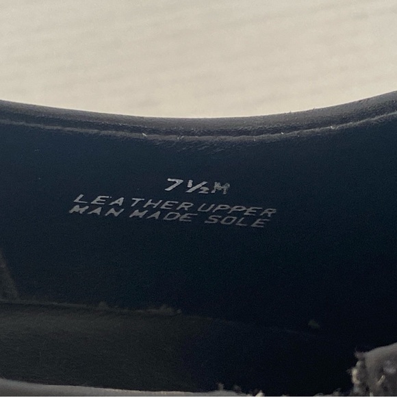 Womens BAKERS Embassy ll Black Leather Chunky Ankle Booties Size 7.5 - Picture 13 of 15